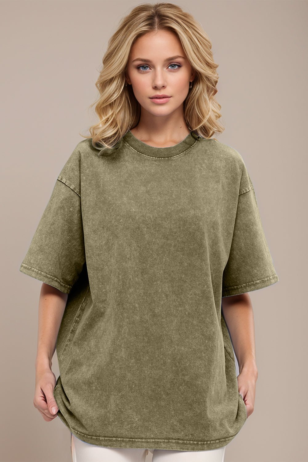 Basic Bae Round Neck Half Sleeve T-Shirt - The Coin Has A Say