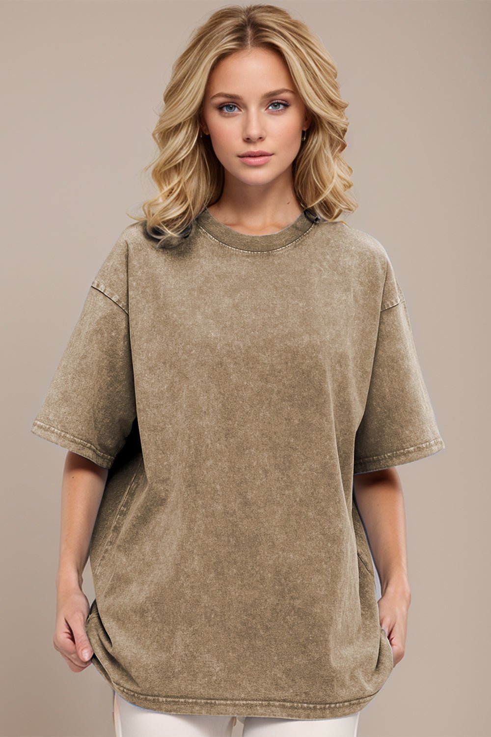 Basic Bae Round Neck Half Sleeve T-Shirt - The Coin Has A Say