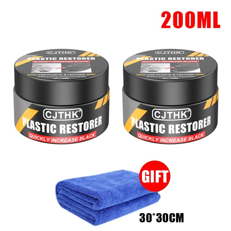 Car Plastic Restorer Back To Black Gloss Car Cleaning Products Plastic Leather Restore Auto Polish And Repair Coating Renovator - The Coin Has A Say