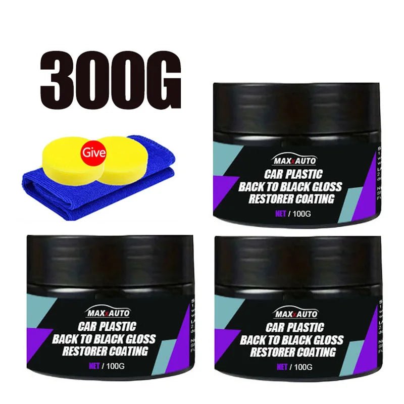 Car Plastic Restorer Back To Black Gloss Car Cleaning Products Plastic Leather Restore Auto Polish And Repair Coating Renovator - The Coin Has A Say