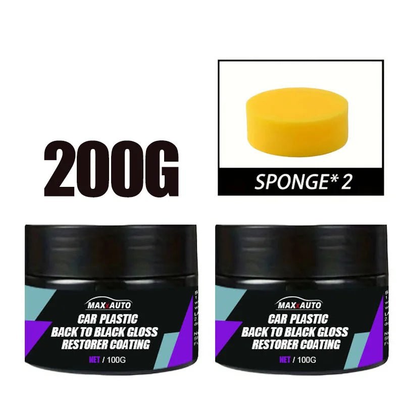 Car Plastic Restorer Back To Black Gloss Car Cleaning Products Plastic Leather Restore Auto Polish And Repair Coating Renovator - The Coin Has A Say