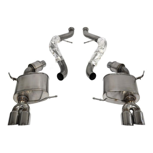 Corsa 08-12 BMW M3 Convertible E93 Polished Sport Cat-Back Exhaust - The Coin Has A Say