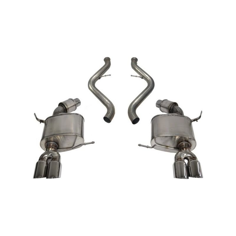 Corsa 08-12 BMW M3 Convertible E93 Polished Sport Cat-Back Exhaust - The Coin Has A Say