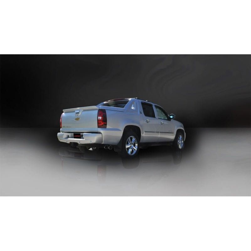 Corsa 09-13 Chevrolet Suburban 1500 5.3L V8 Polished Sport Cat-Back Exhaust - The Coin Has A Say
