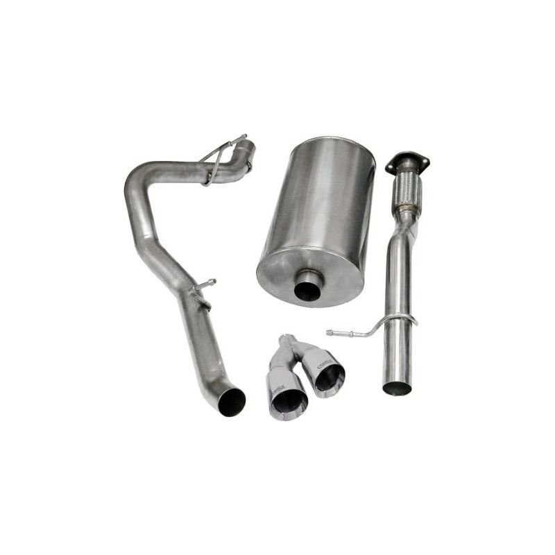 Corsa 09-13 Chevrolet Suburban 1500 5.3L V8 Polished Sport Cat-Back Exhaust - The Coin Has A Say