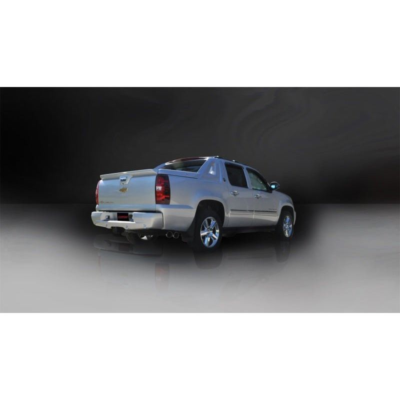 Corsa 09-13 Chevrolet Suburban 1500 5.3L V8 Polished Sport Cat-Back Exhaust - The Coin Has A Say