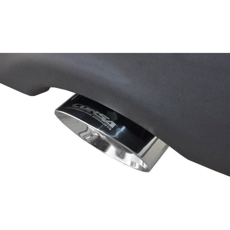 Corsa 09-14 Dodge Ram 1500 4.7L Quad/Crew Cab/Short Bed Polished Dual Exit Cat-Back Exhaust - The Coin Has A Say