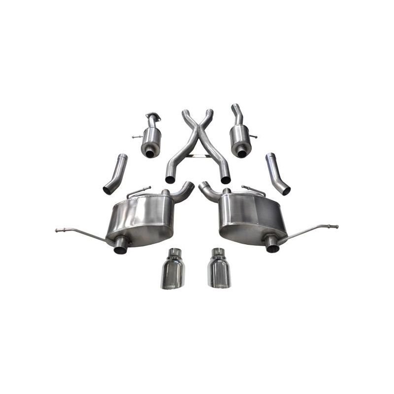 Corsa 15-16 Jeep Grand Cherokee Polished 2.5in Dual Rear Exit Cat-Back Exhaust - The Coin Has A Say