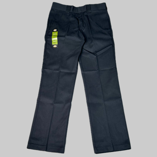 DICKIES Slim Fit Below Waist Easy Care Work Pant Men's Sz 32X32 Black WP873BK - The Coin Has A Say