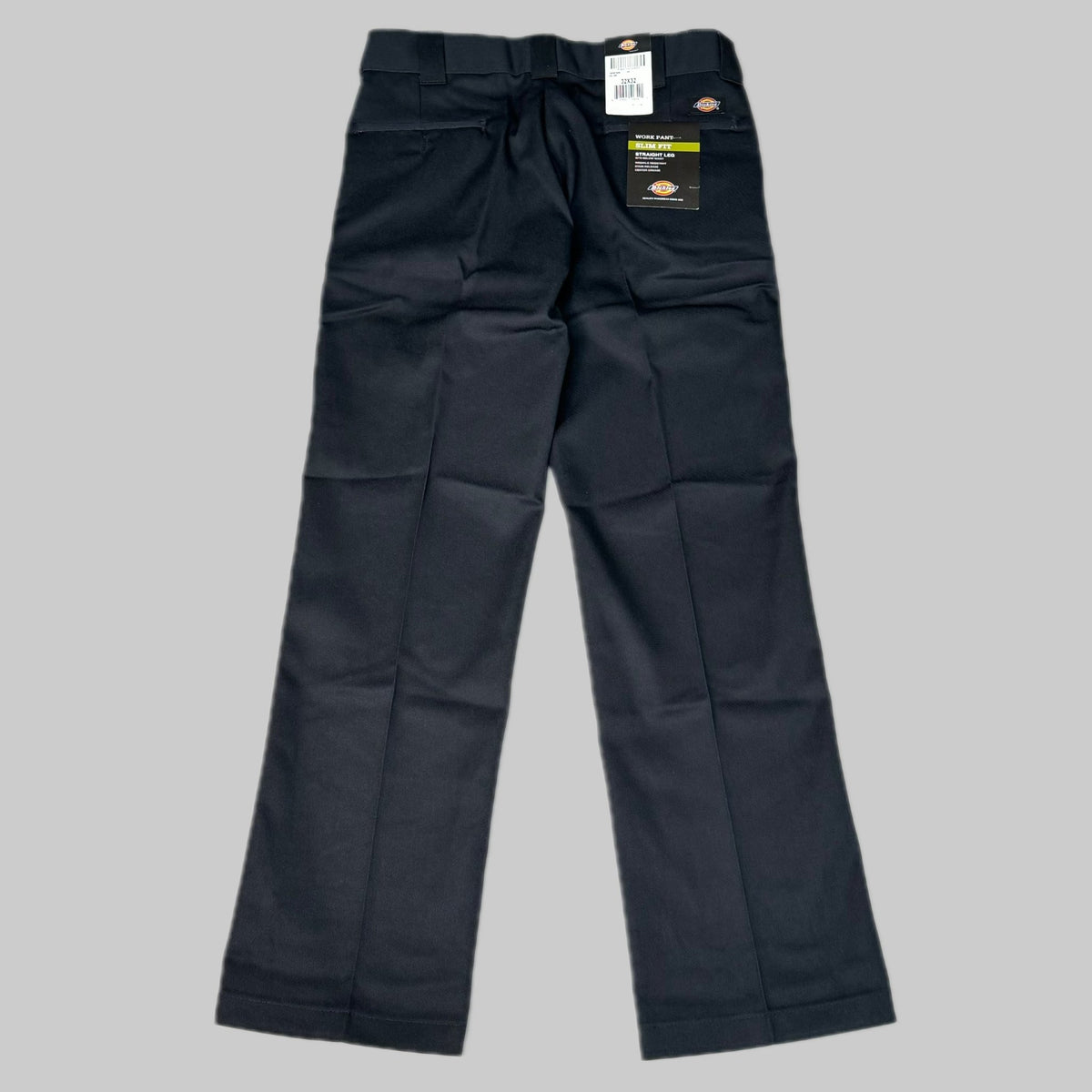 DICKIES Slim Fit Below Waist Easy Care Work Pant Men's Sz 32X32 Black WP873BK - The Coin Has A Say
