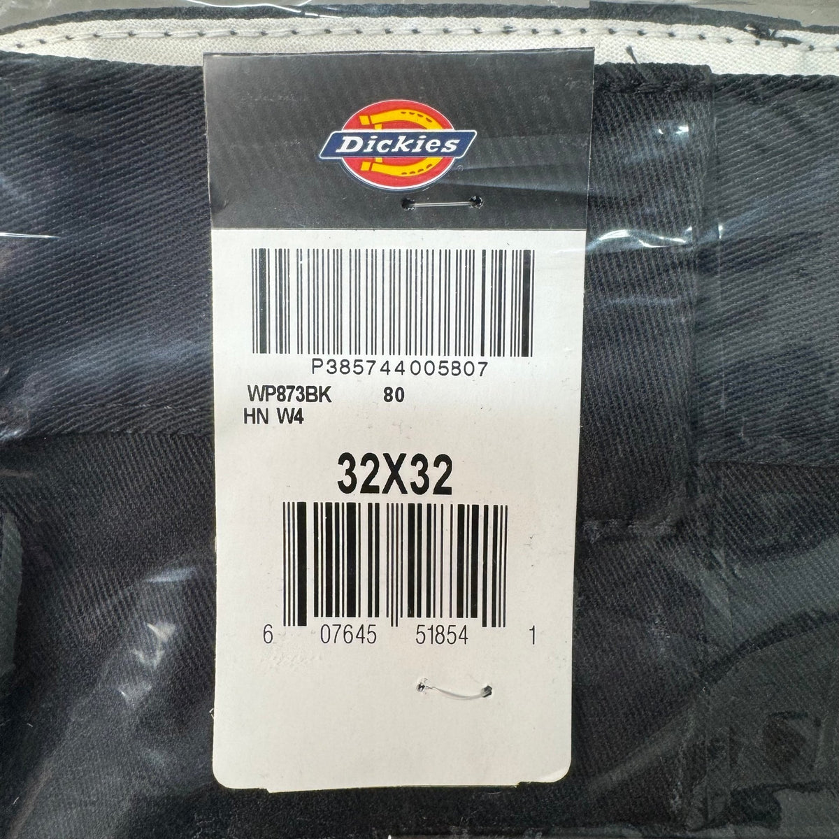 DICKIES Slim Fit Below Waist Easy Care Work Pant Men's Sz 32X32 Black WP873BK - The Coin Has A Say