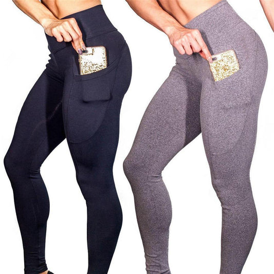 EP Sexy Push Up Black Leggings Women Fshion High Waist Workout - The Coin Has A Say