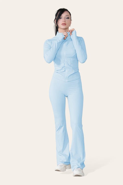 Fitted Active Yoga Lightweight Top Zip Up Workout Jacket - The Coin Has A Say