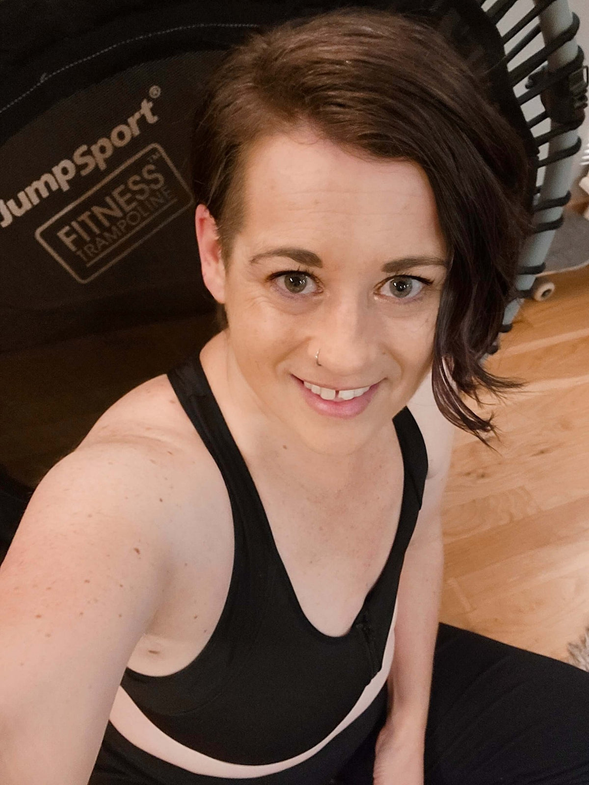 Hero Front‑Closure Sports Bra - Black - The Coin Has A Say