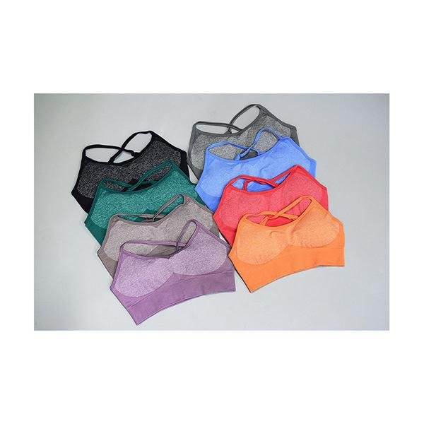 High Waist Athletic Seamless Yoga Leggings And Stretch Sports Bra - The Coin Has A Say