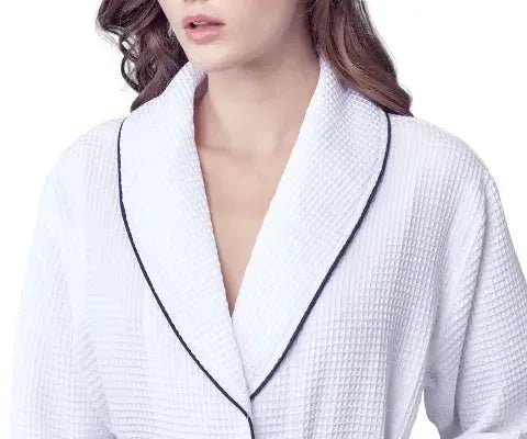 Knee-Length Waffle Robe for Women - The Coin Has A Say