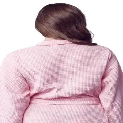 Knee-Length Waffle Robe for Women - The Coin Has A Say