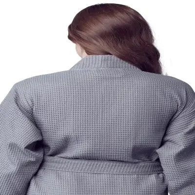 Knee-Length Waffle Robe for Women - The Coin Has A Say