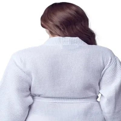 Knee-Length Waffle Robe for Women - The Coin Has A Say