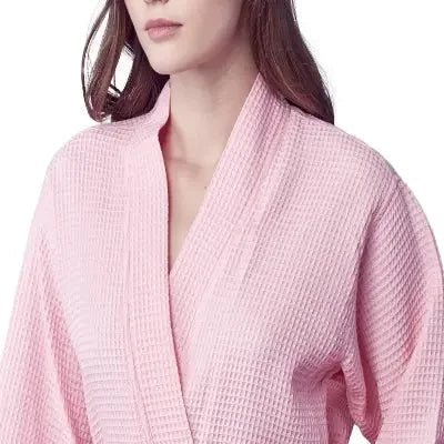 Knee-Length Waffle Robe for Women - The Coin Has A Say