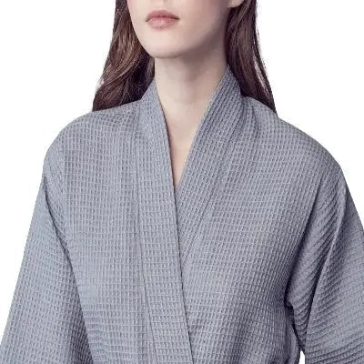 Knee-Length Waffle Robe for Women - The Coin Has A Say