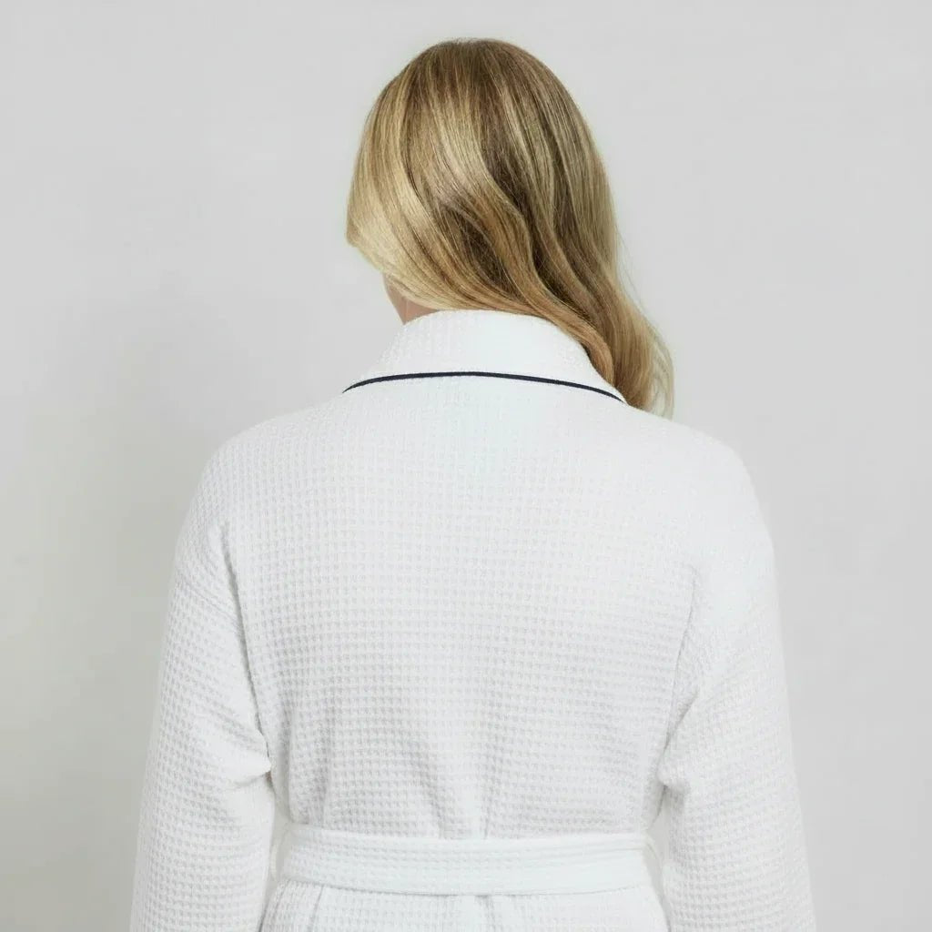 Knee-Length Waffle Robe for Women - The Coin Has A Say