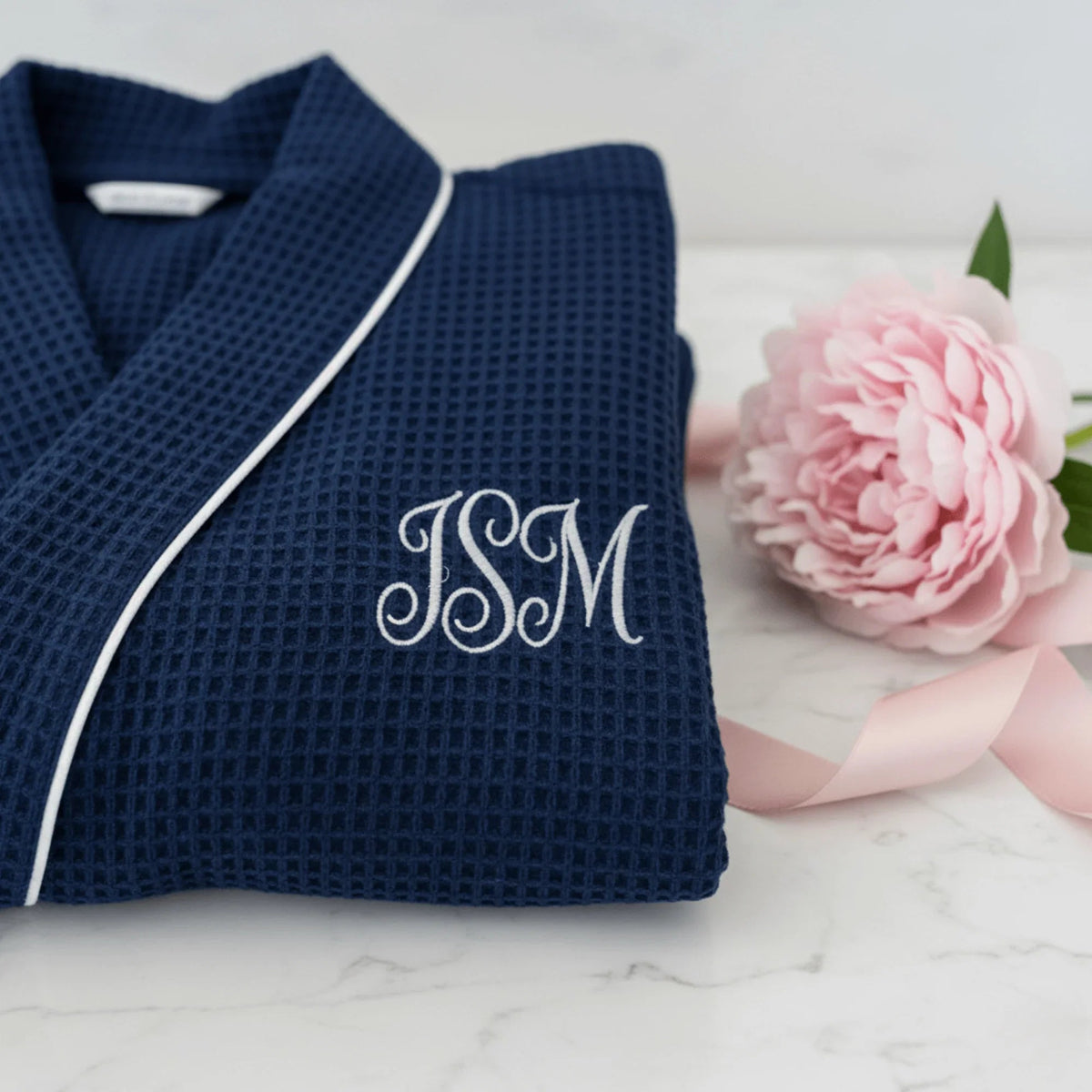 Knee-Length Waffle Robe for Women - The Coin Has A Say