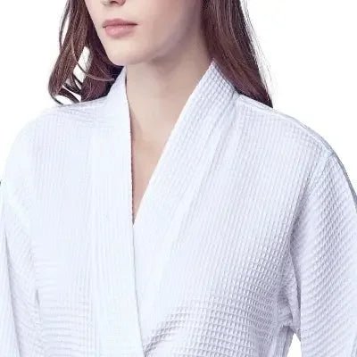 Knee-Length Waffle Robe for Women - The Coin Has A Say