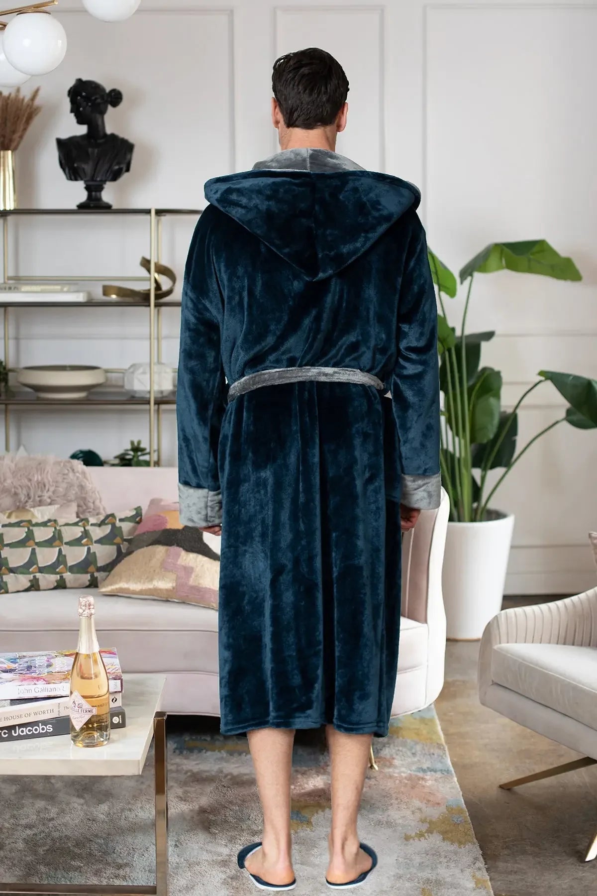 Men’s Robe with Hood – Ultra-Soft Plush Comfort for Everyday Use - The Coin Has A Say