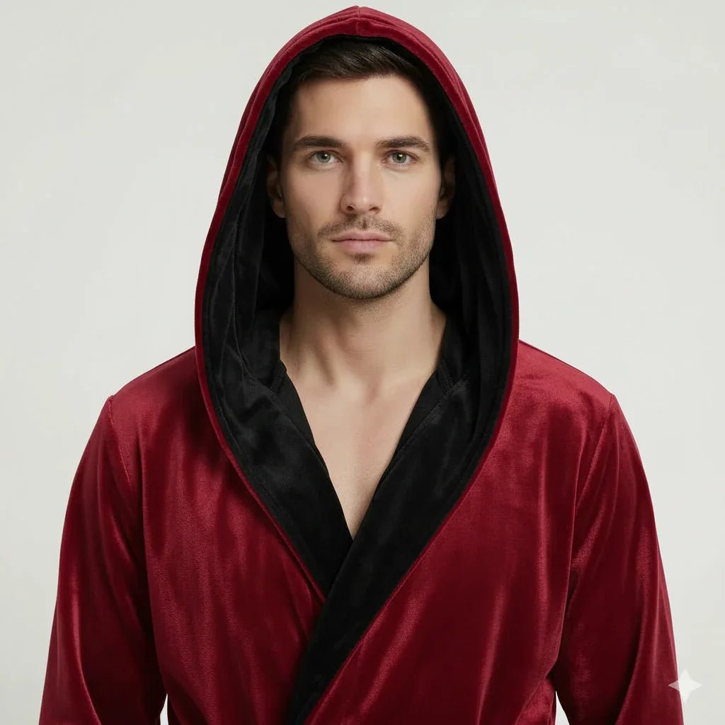 Men’s Robe with Hood – Ultra-Soft Plush Comfort for Everyday Use - The Coin Has A Say