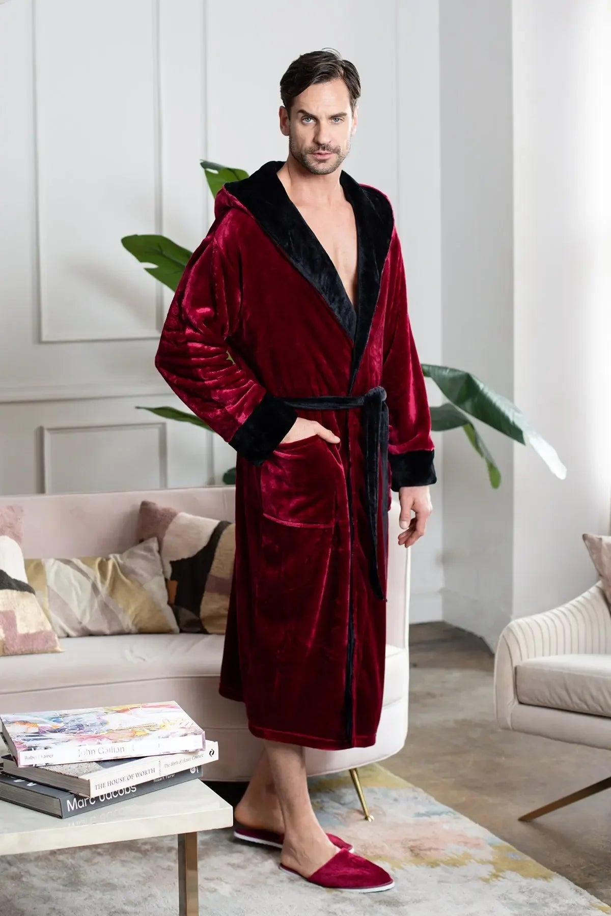 Men’s Robe with Hood – Ultra-Soft Plush Comfort for Everyday Use - The Coin Has A Say