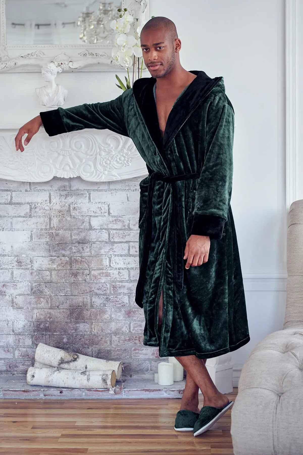 Men’s Robe with Hood – Ultra-Soft Plush Comfort for Everyday Use - The Coin Has A Say