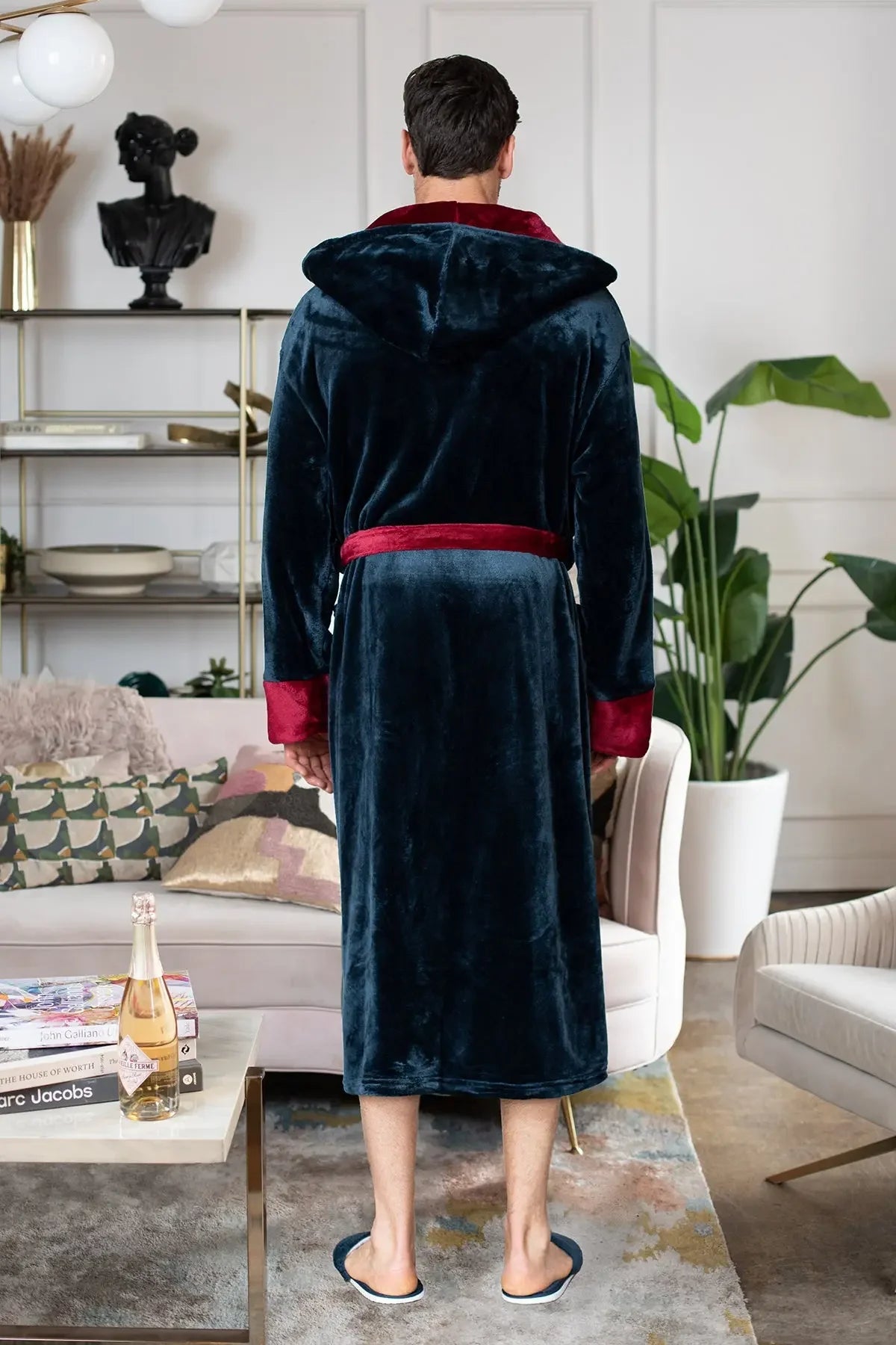 Men’s Robe with Hood – Ultra-Soft Plush Comfort for Everyday Use - The Coin Has A Say