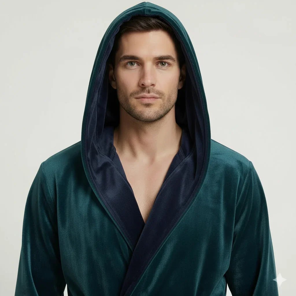 Men’s Robe with Hood – Ultra-Soft Plush Comfort for Everyday Use - The Coin Has A Say