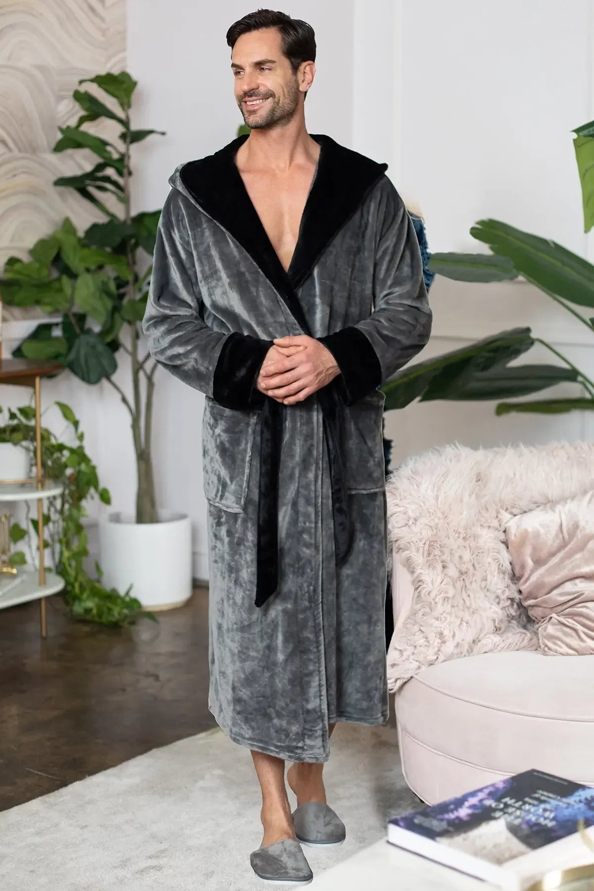 Men’s Robe with Hood – Ultra-Soft Plush Comfort for Everyday Use - The Coin Has A Say