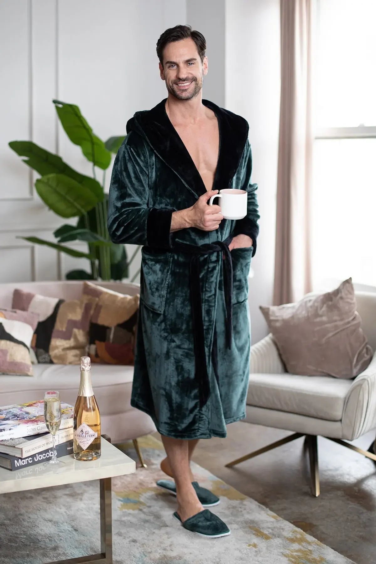 Men’s Robe with Hood – Ultra-Soft Plush Comfort for Everyday Use - The Coin Has A Say