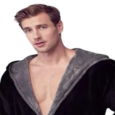 Men’s Robe with Hood – Ultra-Soft Plush Comfort for Everyday Use - The Coin Has A Say