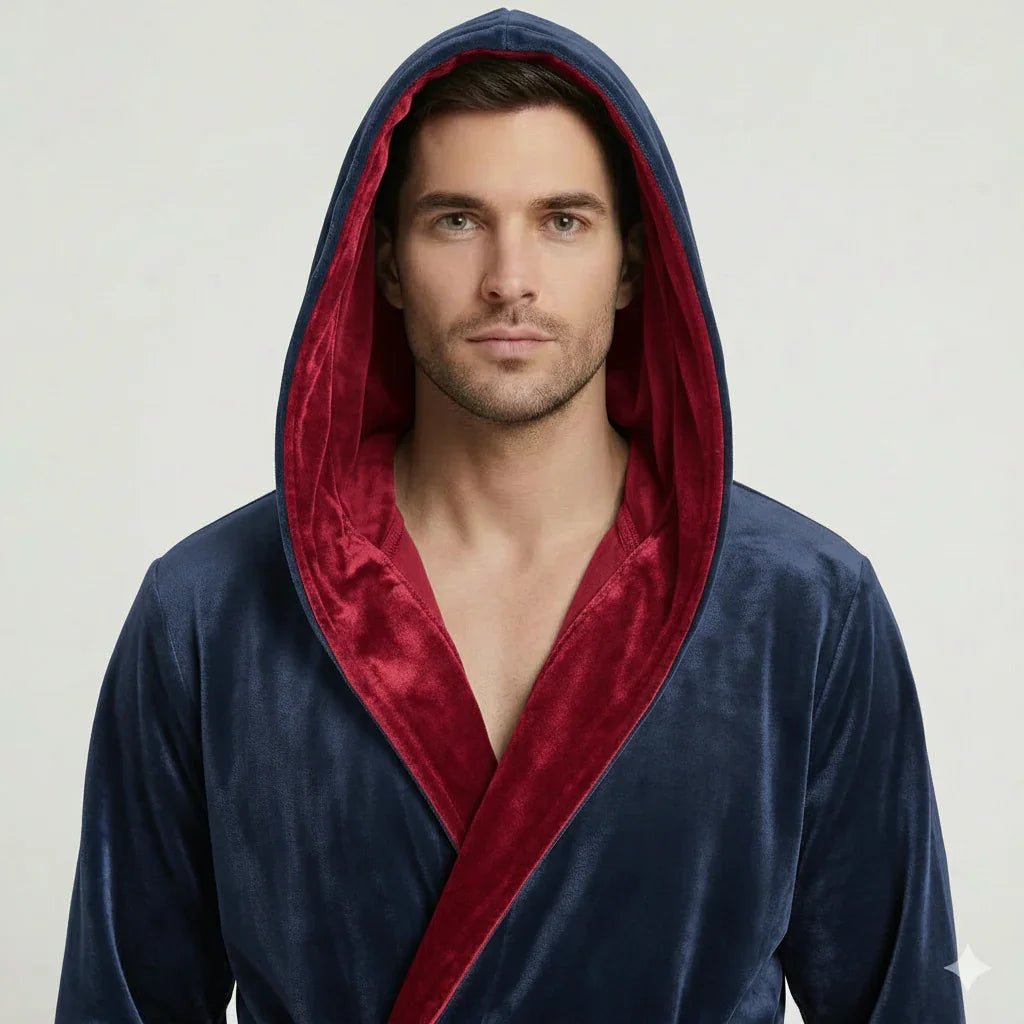 Men’s Robe with Hood – Ultra-Soft Plush Comfort for Everyday Use - The Coin Has A Say