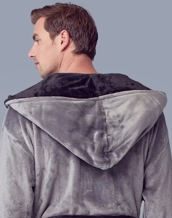Men’s Robe with Hood – Ultra-Soft Plush Comfort for Everyday Use - The Coin Has A Say