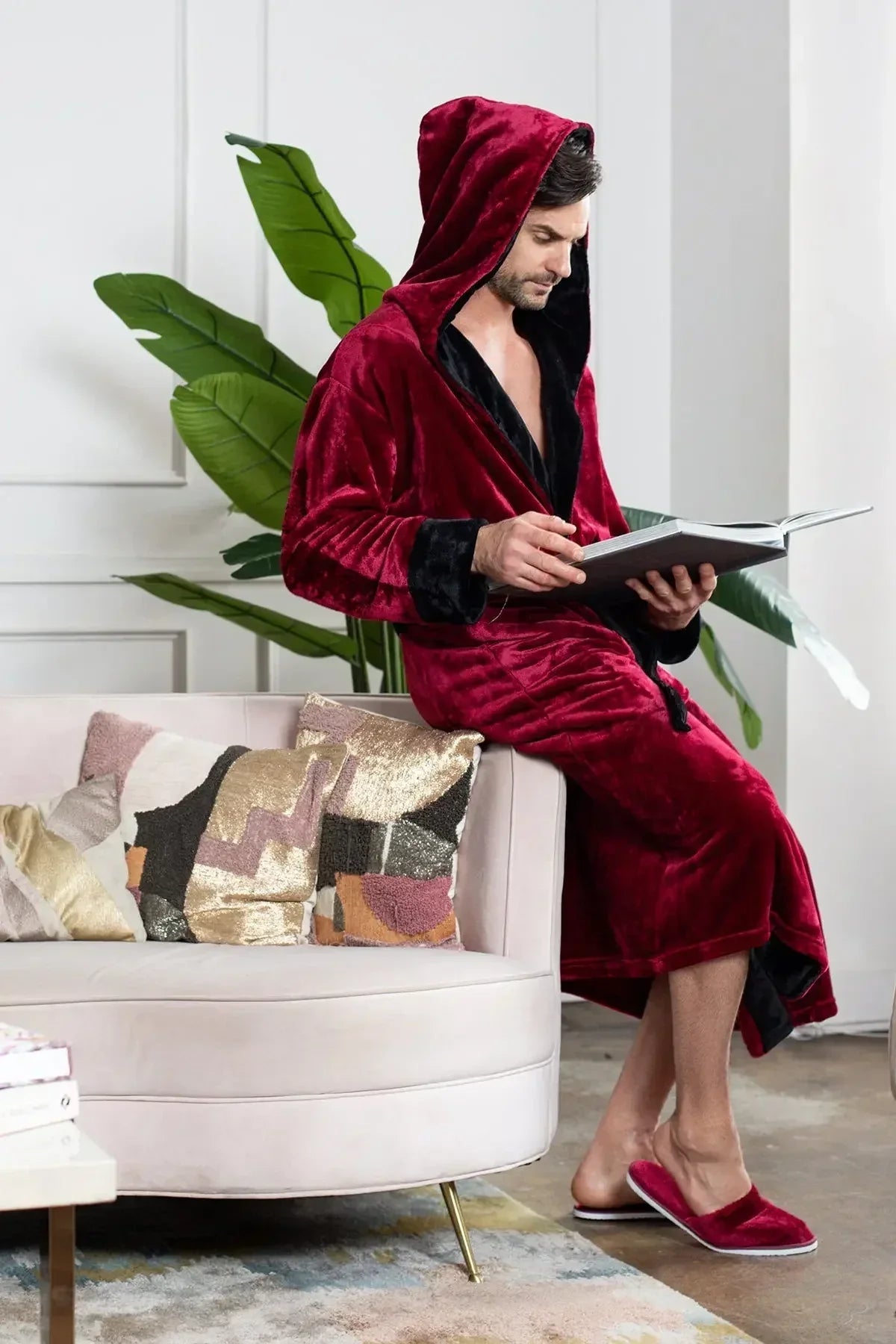 Men’s Robe with Hood – Ultra-Soft Plush Comfort for Everyday Use - The Coin Has A Say
