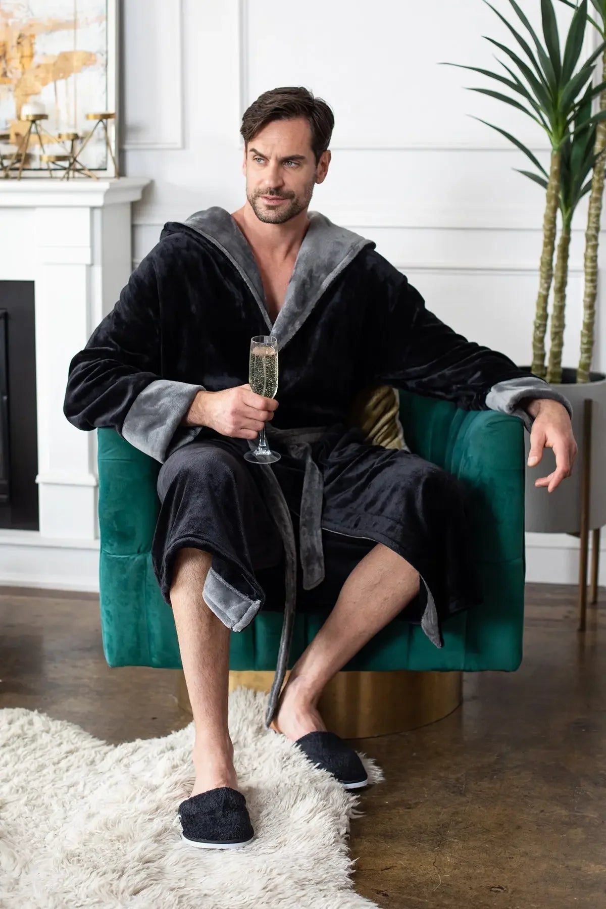 Men’s Robe with Hood – Ultra-Soft Plush Comfort for Everyday Use - The Coin Has A Say