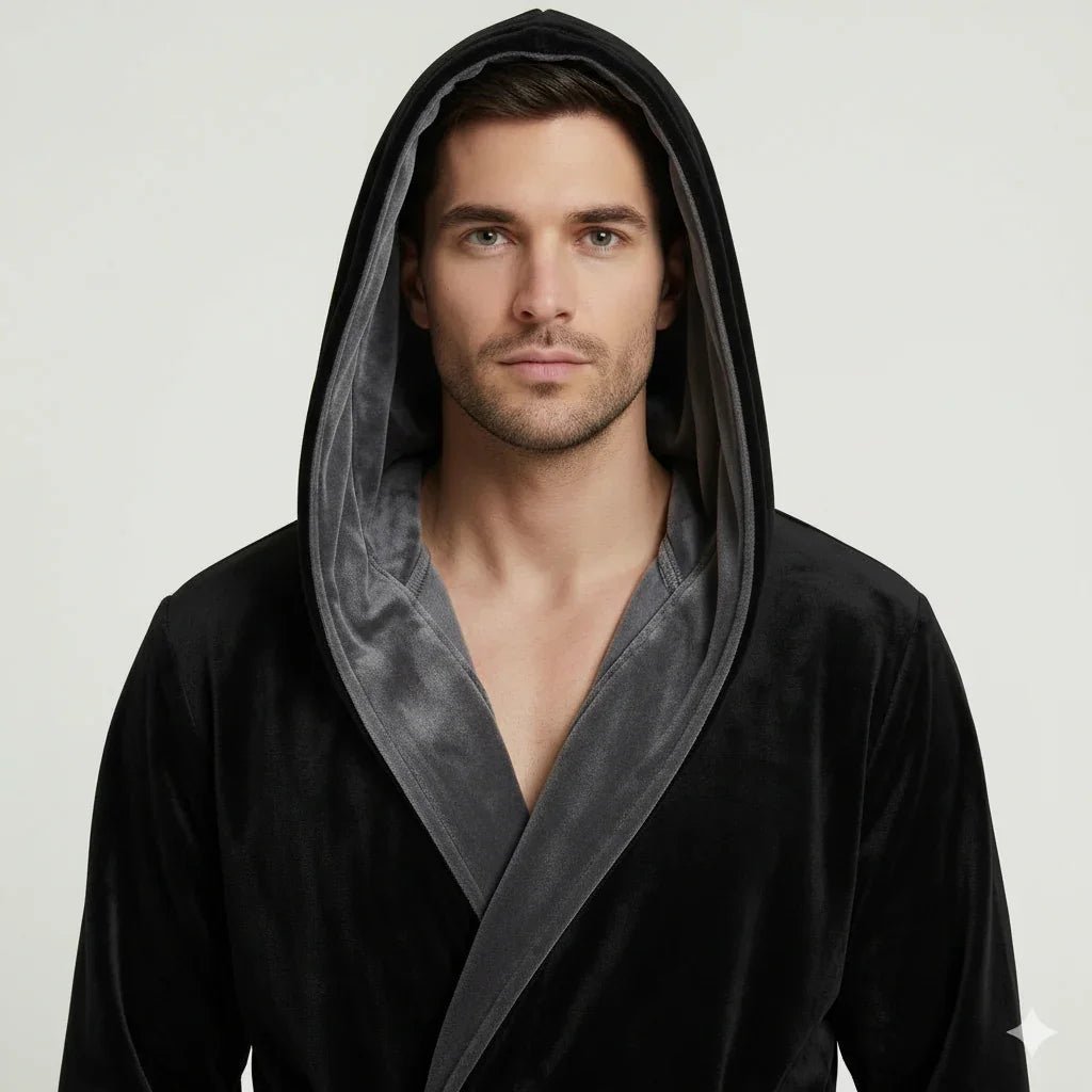 Men’s Robe with Hood – Ultra-Soft Plush Comfort for Everyday Use - The Coin Has A Say