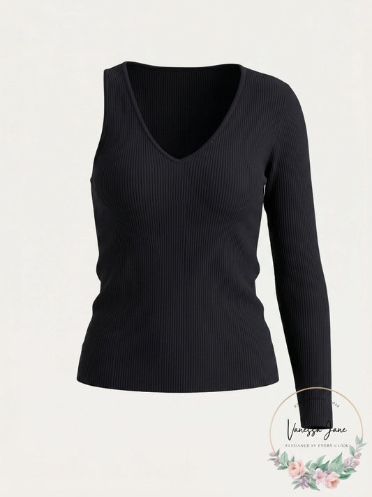 Michael Michael Kors One Sleeve Top - The Coin Has A Say