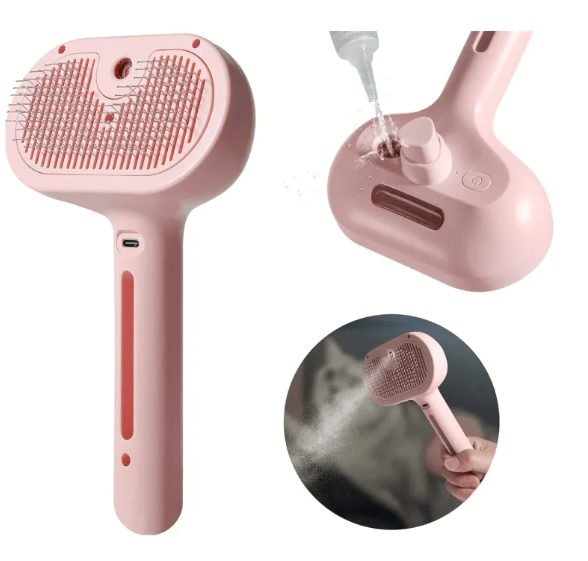 Pet Hair Spray Brush - The Coin Has A Say