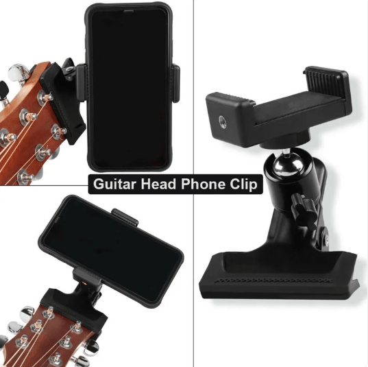 Phone Guitar Clip Stand - The Coin Has A Say