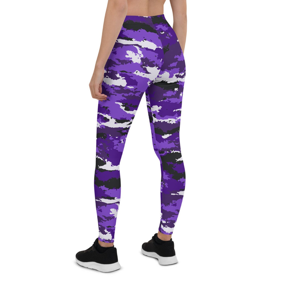 Purple Camo Leggings for Women - The Coin Has A Say