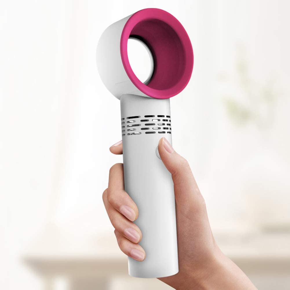 Rechargeable USB Bladeless Fan Portable Handheld Cooling Desk Mini Fan - The Coin Has A Say