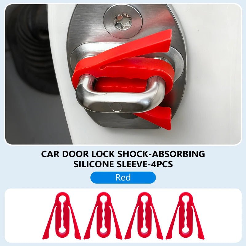 SEAMETAL Car Door Shock Absorber Universal Car Door Buckle Soundproof Deadener Damper Cushion Anti-Vibration Buffer Pad - The Coin Has A Say