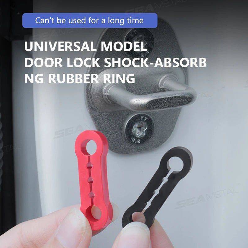SEAMETAL Car Door Shock Absorber Universal Car Door Buckle Soundproof Deadener Damper Cushion Anti-Vibration Buffer Pad - The Coin Has A Say