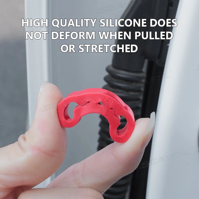 SEAMETAL Car Door Shock Absorber Universal Car Door Buckle Soundproof Deadener Damper Cushion Anti-Vibration Buffer Pad - The Coin Has A Say